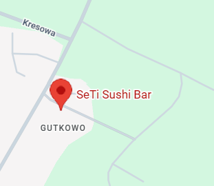 Mapa dojazdu do SeTi Sushi Bar w Olsztynie
